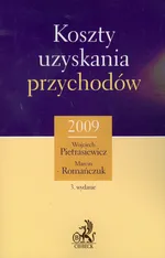 Koszty uzyskania przychodów 2009 - Outlet - Wojciech Pietrasiewicz