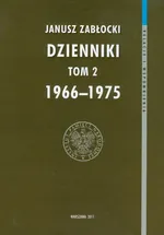 Dzienniki 1966-1975 Tom 2 - Outlet - Janusz Zabłocki
