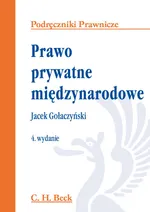Prawo prywatne międzynarodowe - Outlet - Jacek Gołaczyński