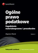Ogólne prawo podatkowe - Zbigniew Ofiarski