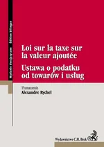 Vat ustawa o d towarów i usług Loi sur la taxe sur la valeur ajoutee