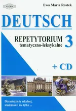 Deutsch 3 Repetytorium tematyczno-leksykalne z płytą CD - Outlet - Rostek Ewa Maria