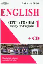 English 1 Repetytorium tematyczno-leksykalne z płytą CD - Outlet - Małgorzata Cieślak