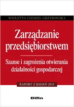 Zarządzanie przedsiębiorstwem - Outlet - Wioletta Czemiel-Grzybowska