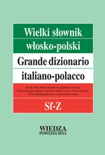 Wielki słownik włosko-polski Tom 4 Sf-Z - Outlet - Hanna Cieśla