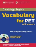 Cambridge Vocabulary for PET Student Book with answers - Sue Ireland