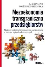Mezoekonomia transgraniczna przedsiębiorstw - Magdalena Woźniak-Miszewska