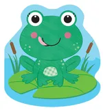 Mała żabka Zabawa w kąpieli