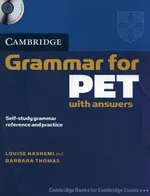 Cambridge Grammar for PET with answers + CD - Louise Hashemi