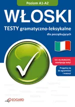 Włoski Testy gramatyczno leksykalne A1 - A2 - Outlet