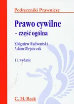 Prawo cywilne - część ogólna - Adam Olejniczak