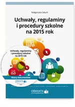 Uchwały regulaminy i procedury na 2015 rok + CD - Outlet - Małgorzata Celuch
