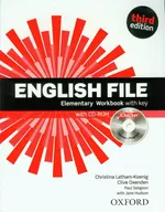 English File Elementary Workbook with key + CD-ROM - Outlet