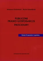 Publiczne prawo gospodarcze Procedury - Outlet - Mateusz Chołodecki