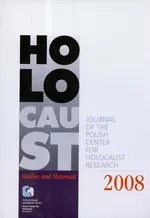 Holocaust Studies and Materials /Volume 2007/