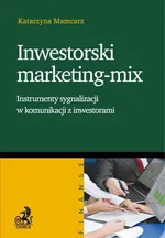 Inwestorski marketing - mix - Katarzyna Mamcarz
