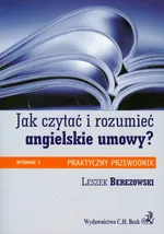 Jak czytać i rozumieć angielskie umowy - Outlet - Leszek Berezowski
