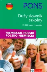 PONS Duży słownik szkolny niemiecko-polski polsko-niemiecki z płytą CD