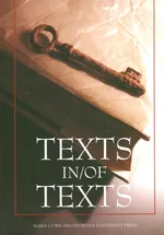 Texts in/of Texts - Artur Blaim