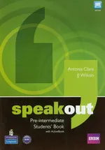 Speakout Pre-Intermediate Students' Book + DVD - Antonia Clare