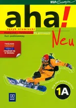 Aha! Neu 1A Podręcznik z ćwiczeniami z płytą CD Kurs podstawowy - Outlet - Anna Potapowicz