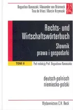 Słownik prawa i gospodarki T 2 niemiecko-polski