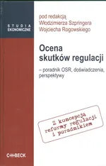 Ocena skutków regulacji - Wojciech Rogowski