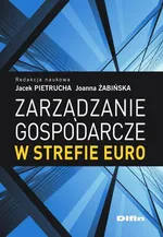 Zarządzanie gospodarcze w strefie euro - Outlet