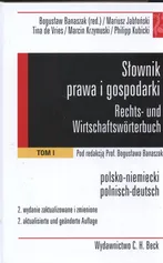 Słownik prawa i gospodarki polsko niemiecki - Outlet - Bogusław Banaszak