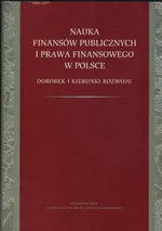 Nauka finansów publicznych i prawa finansowego w Polsce - Alicja Pomorska