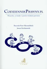 Codziennik prawny z płytą CD - Janusz Kochanowski