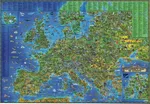 Europa mapa ścienna dla dzieci tuba