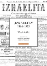 Izraelita 1866-1915 - Outlet - Agnieszka Jagodzińska
