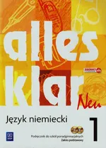Alles klar Neu 1 Podręcznik + CD Zakres podstawowy - Krystyna Łuniewska