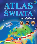 Atlas świata z naklejkami - Mariola Langowska