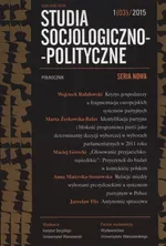 Studia Socjologiczno-Polityczne 1(3)/2015