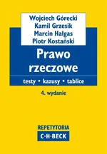 Prawo rzeczowe Testy Kazusy Tablice - Wojciech Górecki