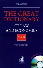 The great dictionary of law and economic vol.2 with CD - Ewa Ożga