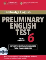 Cambridge Preliminary English Test 6 Self Study Pack