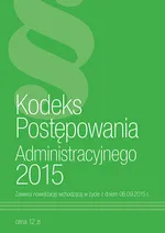 Kodeks Postępowania Administracyjnego 2015