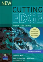 Cutting Edge New Student's Book + CD Pre-Intermediate Poziom A2