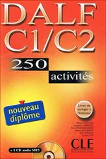 DALF C1/C2 250 activites Nouveau diplome Książka + CD - Outlet
