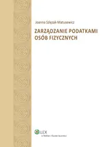 Zarządzanie podatkami osób fizycznych - Joanna Szlęzak-Matusewicz