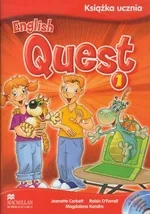 English Quest 1 Książka ucznia + 2 CD - Outlet - Jeanette Corbett