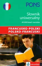 PONS słownik uniwersalny francusko-polski polsko-francuski - Outlet - Agnieszka Stanisławska