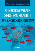 Funkcjonowanie sektora handlu w łańcuchach dostaw - Outlet - Władysław Szczepankiewicz