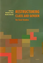 Restructuring class and gender - Monika Gnieciak