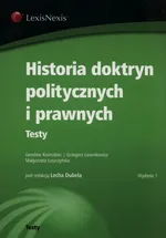 Historia doktryn politycznych i prawnych - Jarosław Kostrubiec