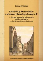 Konterfekty kresowiaków z ołtarzem i katedrą szkolną w tle - Janina Wołczuk