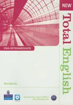 New Total English Pre-Intermedia Workbook z płytą CD - Antonia Clare
